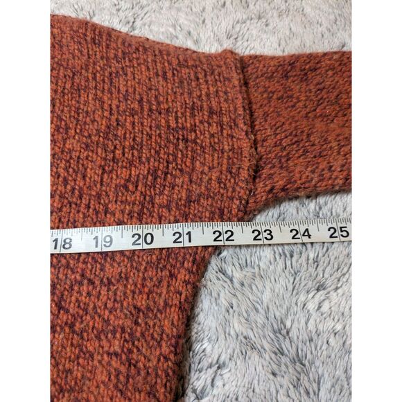 Smartwool Red Sweater Merino Wool Bell Meadow Turtleneck Medium - Picture 7 of 8